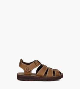 SANDALIAS UNISEX PARA NIÑOS UGG AUSTRALIA *T JOSIAH* COLOR ~ MARRÓN CASTAÑO TALLA 12 - Imagen 1 de 6