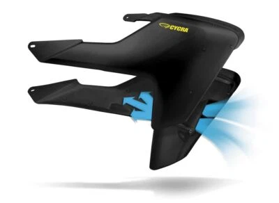 Cubierta de radiador de admisión Cycra Powerflow para Husqvarna TX 300 2017-2018 negra Foto 1 de 3