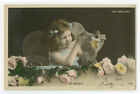c 1904 Children Child PRECIOUS LITTLE FAIRY fairies European photo postcard