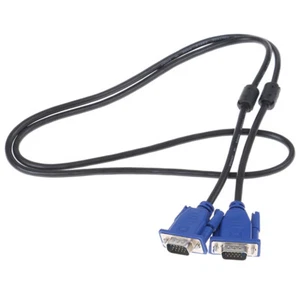 1.5M Computer Monitor VGA3+2 Cable 15Pin Connector For PC TV Adapter Conver.J4 - Photo 1/8