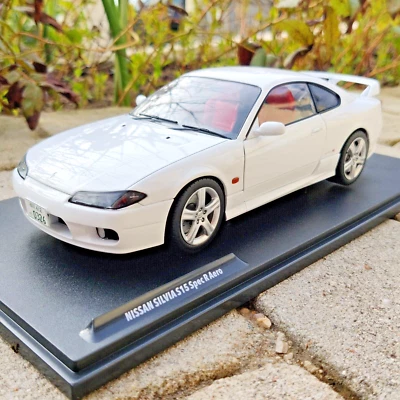 SOLIDO NISSAN SILVIA S15 SPEC-R AERO APEN WHITE 1999 1:18 NEUF BOITE S1812201 - Photo 1/4