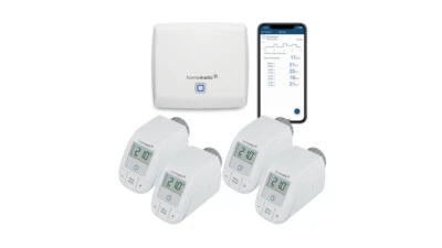 Homematic IP Set Raumklima mit Access Point, 4x Heizkörperthermostat - Bild 1 von 4