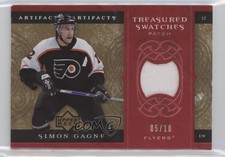 2007-08 Upper Deck Artifacts Treasured Swatches Red /10 Simon Gagne #TS-SG Patch