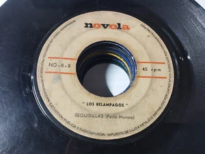 Los Relampagos Nit De Llampecs 1965 - LP Vinyl 7" Solo El Single Sin Carpeta G- - Picture 1 of 3
