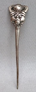 CHINESISCHE HAARNADEL IN SILBER / SILVER CHINESE HAIR PIN QING DYNASTY XIX - Bild 1 von 4