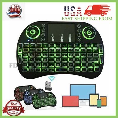 US Mini i8 Wireless Keyboard 2.4G with Touchpad for PC Android Desktop PC TV Box - Image 1 of 4