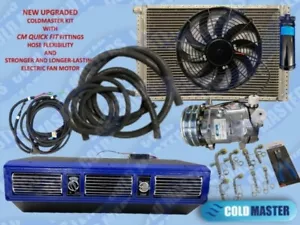 New Upgraded Universal Underdash A/C Kit 450B-B with Coldmaster Quick Fit System - Foto 1 di 12