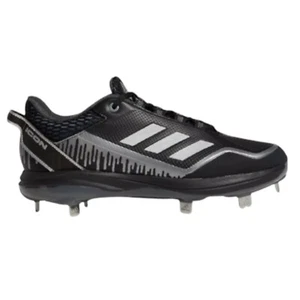 Adidas Icon 7 Dripped Out Metal Baseball Cleats Black Men's 10 New with Tags H00 - Picture 1 of 12