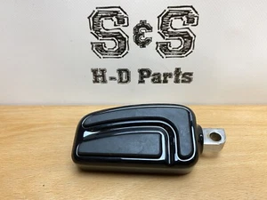 Genuine Harley-Davidson Airflow Rider Footpeg Footrest Black LEFT SIDE 50500717 - Picture 1 of 4