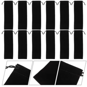 12pcs Chopstick Bags Chopstick Pouch Tableware Holder Drawstring Cutlery Bags - Picture 1 of 12