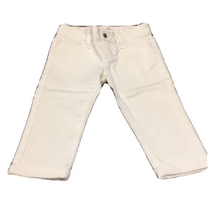 Old Navy Girls Capris Size 6 White Regular - Picture 1 of 3