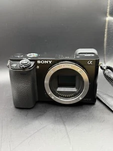 Sony A6000 24.3 MP Mirrorless Digital SLR Camera - Black. Works Great. APS-C - Picture 1 of 12