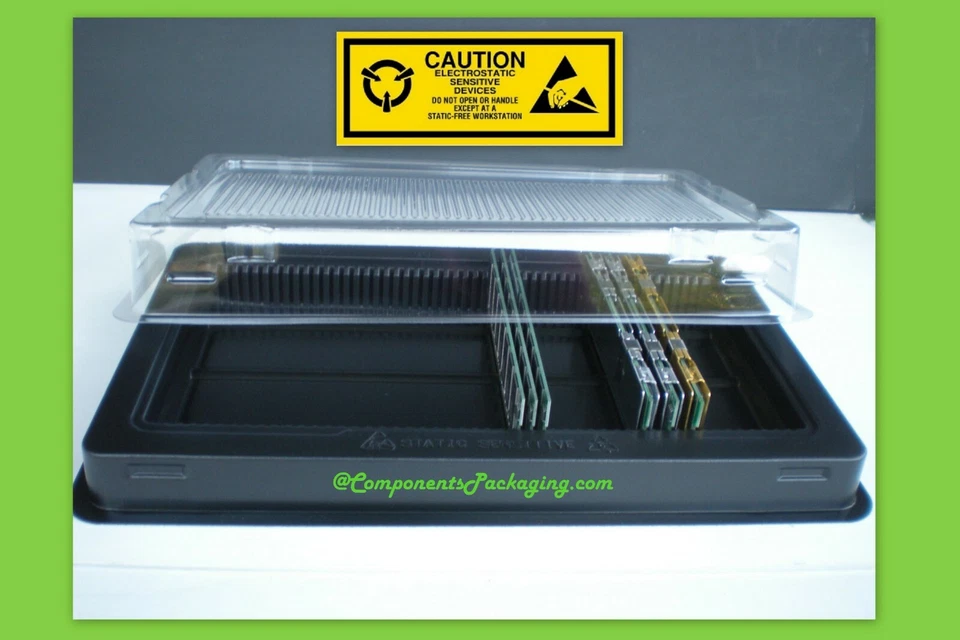 20 - Trays for DDR4 DDR3 DDR2 RAM Memory Case PC Server DIMM Modules - Fits 1000 - Image 1 of 4
