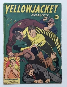 Yellowjacket Comics #3 (Nov 1944, Charlton) FN- 5.5 Ken Battlefield cover & art - Picture 1 of 3