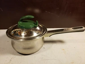 Oneida 6 ½” Stainless Steel 18/10 Sauce Pan Pot with Lid 1 Qt - Picture 1 of 10