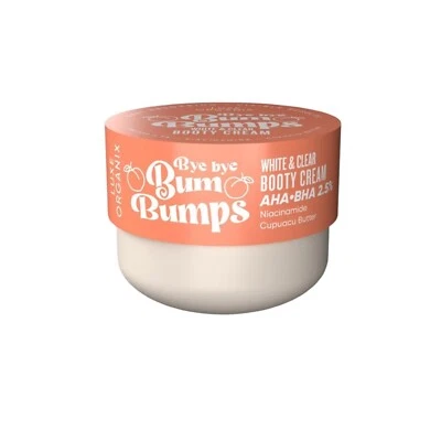 Luxe Organix PH Bye Bye Bum Bumps White & Clear Booty Cream (230g) - Image 1 of 3