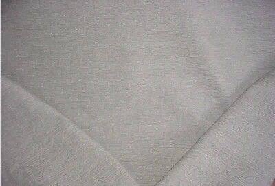 1-3/4Y Romo Zinc Z375 Nico Silver Grey Metallic Heavy Chenille Upholstery Fabric - Image 1 of 4