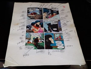 NEW GUARDIANS 5 SEITEN 3 FARBFÜHRER - ORIGINAL ART - JOE STATON - Bild 1 von 1