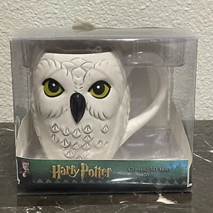 Harry Potter Hedwig Coffee Mug Owl Shaped Ceramic Tea 3D 20oz Novelty - Picture 1 of 4