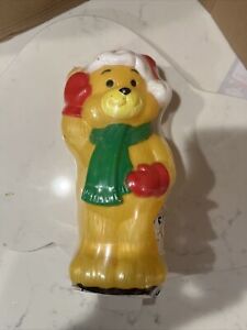 Vintage New Bear Christmas Toro Pathway light Topper Cover Only Blow mold 9"