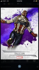 topps marvel collect Topps Supreme Falcon (digital) Purple SR Sold Out - Bild 1 von 2