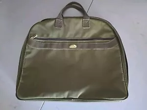 samsonite garment bag hanging olive handles and pockets 17 x 20 inches - Picture 1 of 9