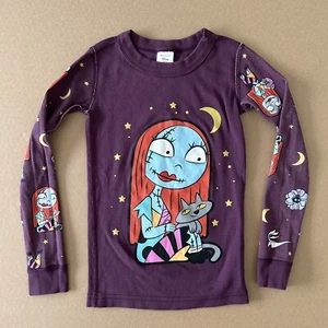 Hanna Anderson Girls Pajama Top Size 6 Disney Sally Nighmare Before Christmas - Picture 1 of 5