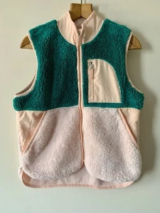Sweaty Betty Pennine Sherpa Gilet Fleece UK Med 10/12 20” Pit VGC Casual Sporty - Picture 1 of 6