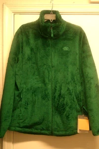 The North Face WMN. PLUS Osito Fleece Zip Front Jacket Evergreen 2X NWT W/ LOGO - Picture 1 of 9