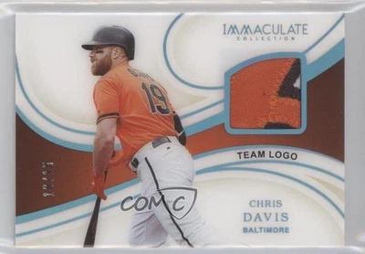 2020 Panini Immaculate Materials Team Logo /15 Chris Davis #M-CD - Image 1 of 2