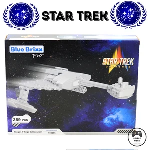 BlueBrixx Klingon K`Tinga Battlecruiser 104565 Star Trek Klemmbausteine 259 PCS - Bild 1 von 3