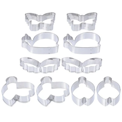 2 set da 10 pezzi adorabili fai da te per cioccolato (argento) per gelato - Immagine 1 di 4