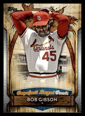 2019 Topps #GLG-10 Bob Gibson Grapefruit League Greats St. Louis Cardinals - Image 1 of 2