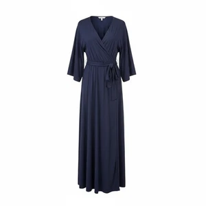 Bata de punto de maternidad Storq Feel Good Delivery azul marino talla 2 pequeña azul marino usada en excelente estado - Imagen 1 de 5