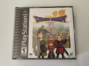 Dragon Warrior VII 7 (Sony PlayStation 1) gioco PS1 completo di manuale - Foto 1 di 10