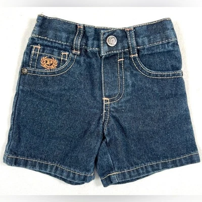 Pantalones Cortos Jean PHAT FARM Bebé Niñas Vintage Y2K 100% Algodón Tiro Alto Talla 3-6M Foto 1 de 4