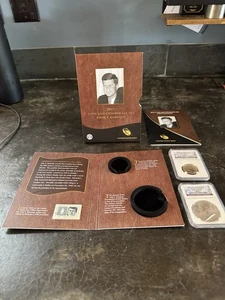 1-2015 John F Kennedy NGC PF-69/ & 1 MS-69 Early Release Coin and Chronicles Set - Picture 1 of 14
