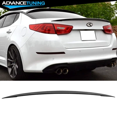 Fits 14-15 Kia Optima Sedan K5 V2 Style Flush Mount Rear Trunk Spoiler Wing ABS Foto 1 de 4