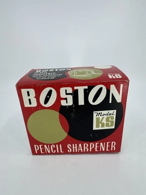 Sacapuntas vintage modelo Boston KS nogal claro #1006 Foto 1 de 4