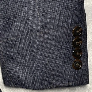 J. Crew Blazer Ludlow 38S Blue Plaid Wool  Vitale Barberis Canonico Fabric Italy - Picture 1 of 12