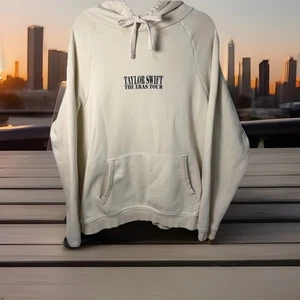 Taylor Swift The Eras Tour Hoodie Gr. XL Official Merch 2023 Ivory Sweatshirt - Bild 1 von 10