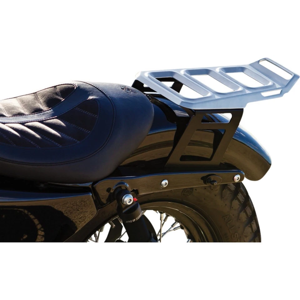 Portaequipajes Kuryakyn Dillinger plateado para Harley Sportster 6664 2004-2021 Foto 1 de 1