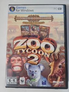 ZOO Tycoon 2 Zookeeper Collection PC CD Windows Microsoft 2006 #A - Bild 1 von 1
