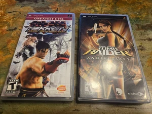 PSP Games lara croft tomb raider anniversary sony umd & Tekken Dark Resurrection - Picture 1 of 7