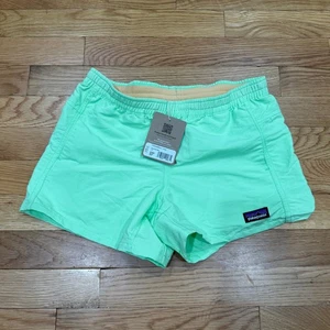 Patagonia Kids Baggies Shorts 4" Large Salamander Green NWT - Picture 1 of 3