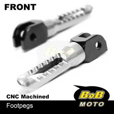 estriberas delanteras BOB CNC TITANIO para Ducati 998/S/R todo el año Foto 1 de 4