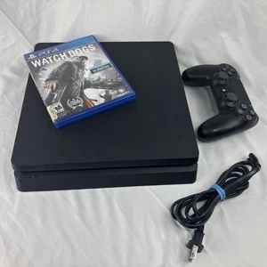 Sony PlayStation 4 Slim PS4 1TB Black Console Gaming CUH-2015B+Controller+Game - Picture 1 of 10