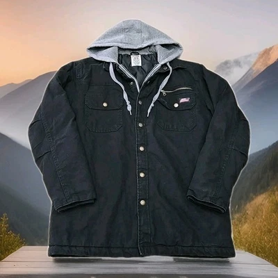 Chaqueta con capucha aislante Dickies Workwear para hombre talla mediana abrigo para tareas al aire libre Foto 1 de 4