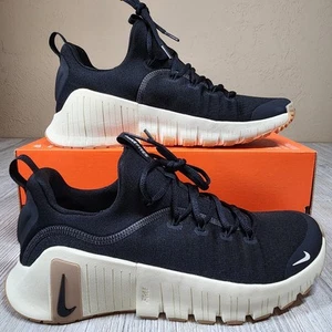 Nike Free Metcon 6 Training Nero/Latte di Cocco Uomo Taglia 10 Nuove FJ7127-010 - Foto 1 di 8