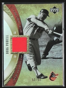 Boog Powell 2005 Upper Deck Artifacts MLB Apparel Rainbow /99 Jersey #MLB-BP - Picture 1 of 2